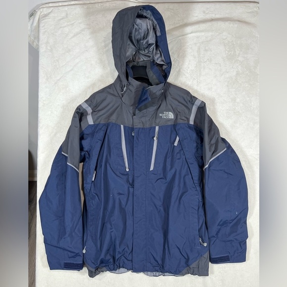 Men’s Small The North Face HYVENT Blue Goretex Lined Snowboarding Winter Coat R6 - Picture 1 of 12